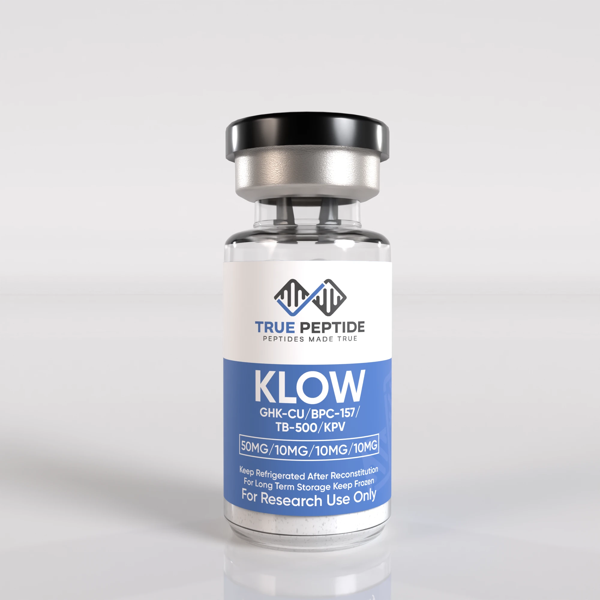 KLOW Blend research product vial